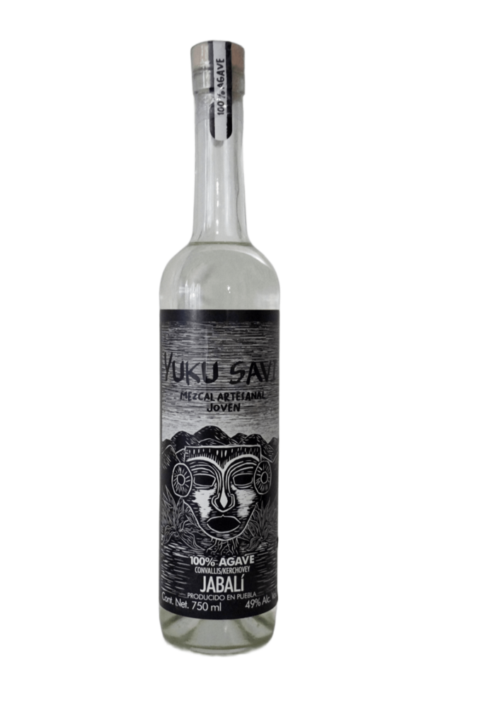 Botella de mezcal jabalí