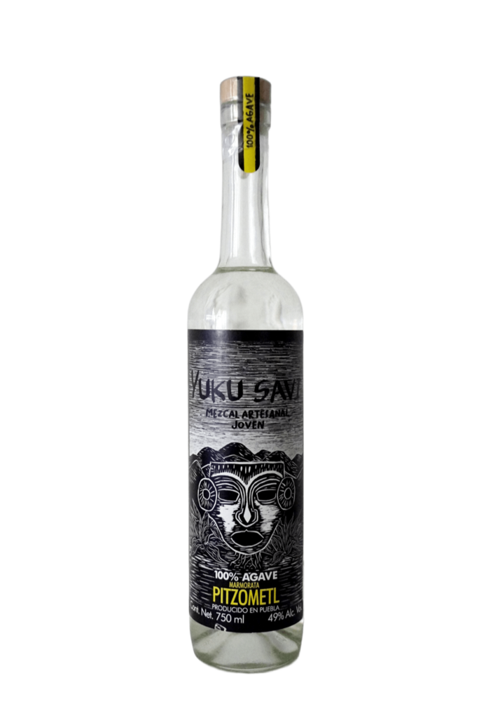 Botella de mezcal pitzometl